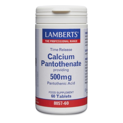 Lamberts Calcium Pantothenate 500mg 60 tabs